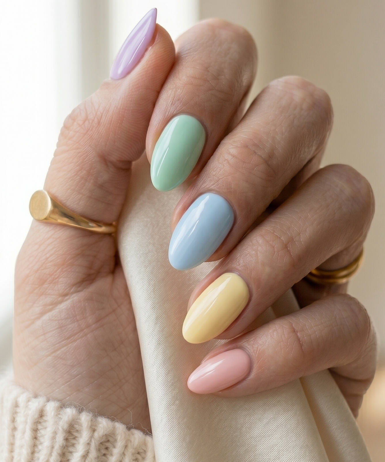 Pastell Mix Nägel